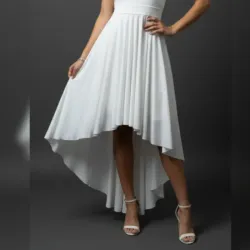 Falda asimétrica circular 