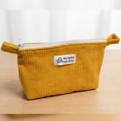 Organizador amarillo de Corduroy mediano