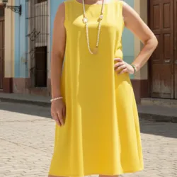Vestido sencillo holgado