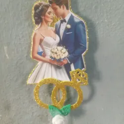 Adorno de cake para aniversario 