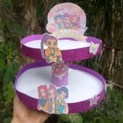 Base para ponqué de 2 pisos