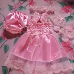 Bata de elástico con sobrevuelo 