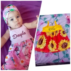 Bata de niña personalizada