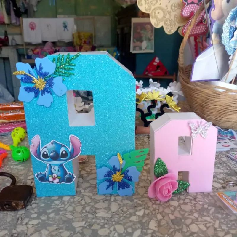 Letras en 3D grande 