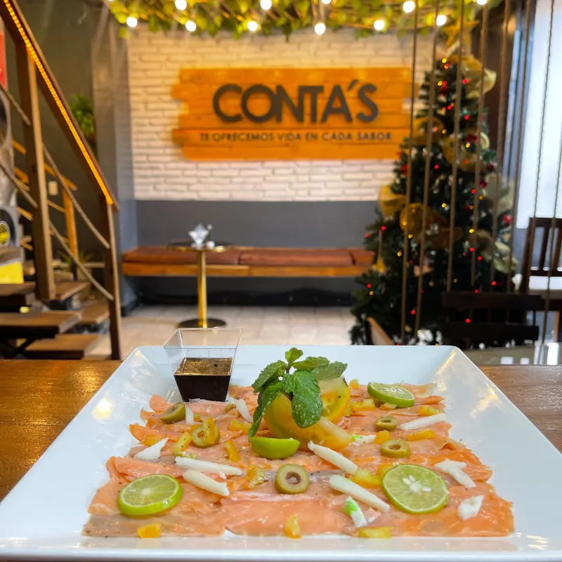 Carpaccio de Salmón con Salsa Soja