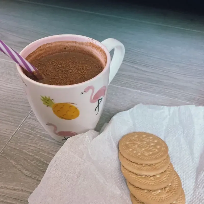 Galletas con  Café con Leche