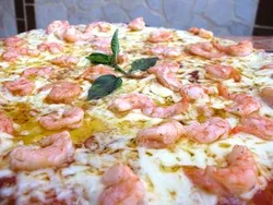 (QB) Pizza de Camarones