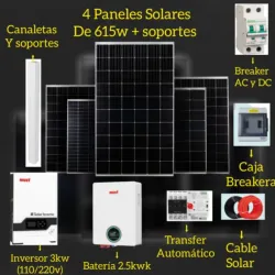 ☀️Kit fotovoltaico 3Kw