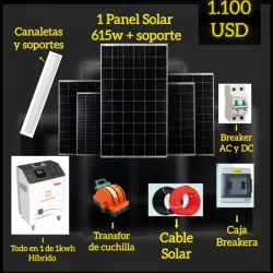 ☀️Kit fotovoltaico 1Kw