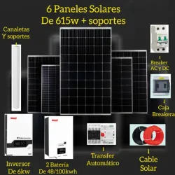 ☀️Kit fotovoltaico 6Kw