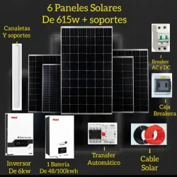 ☀️Kit fotovoltaico 6Kw