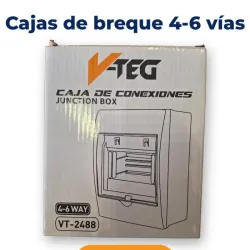 Cajas de breakers 4–6 vías