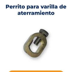 Perrito para varilla de aterramiento
