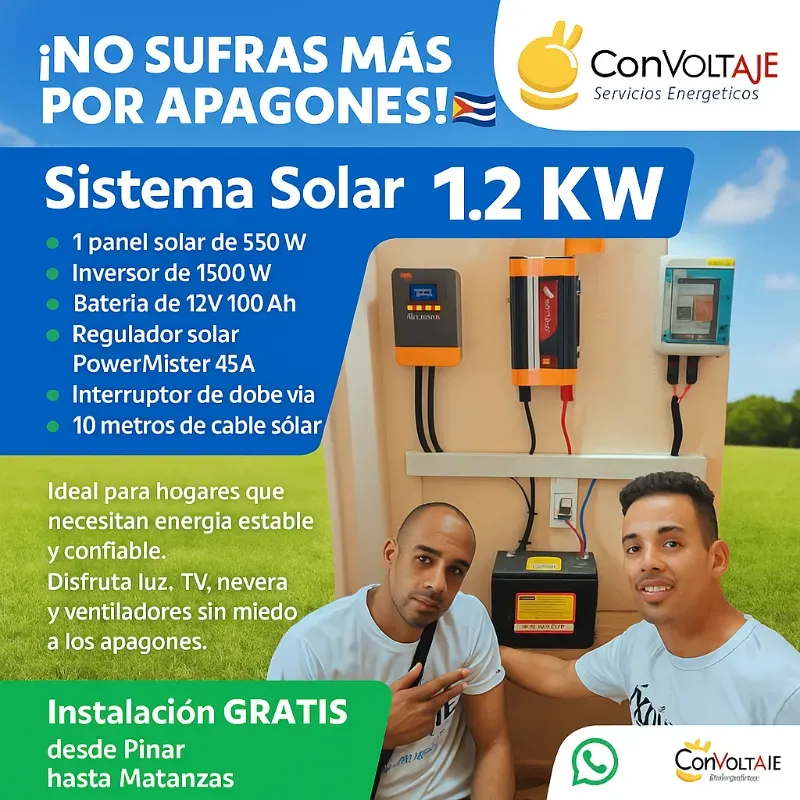 🔋Sistema Solar Básicos-1200W