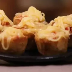 Chatinos rellenos de Jamón