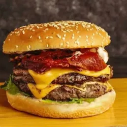 Hamburguesa al cuadrado