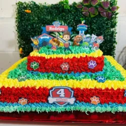 🎂 CAKES BANDEJA GRANDE DE 60CM x 30CM x 10 CM🎂 y otro Mitad de bandeja arriba encima de 20 cm