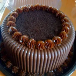 🎂🍫 CAKES BOMBÓN DE CHOCOLATE NEGRO  23cm x 10cm