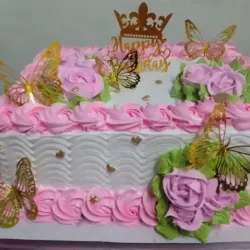 🎂CAKES MEDIA BANDEJA RECTANGULAR 30 x 30CM x 15 CM🎂