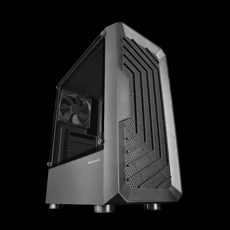 Caja Atx Semitorre Gaming Mars Gaming Mc-2000 Black