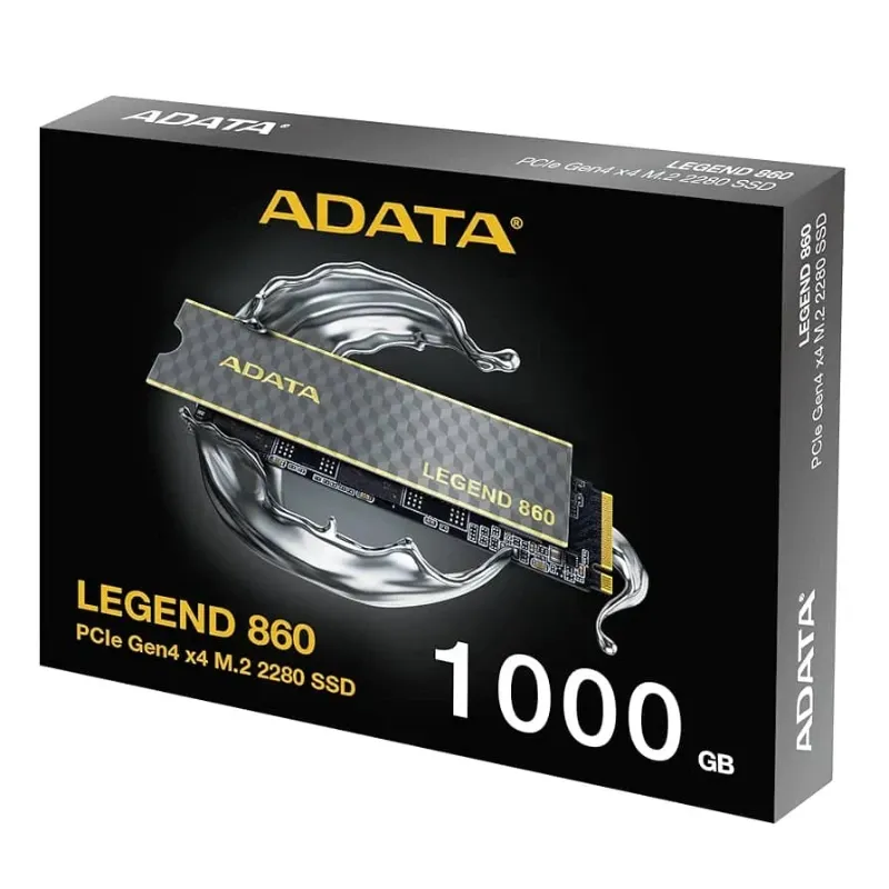 M.2 ADATA Legend 860 SSD de 1000 GB (6,000/5,000 MB/s) PCIe Gen 4x4 2280