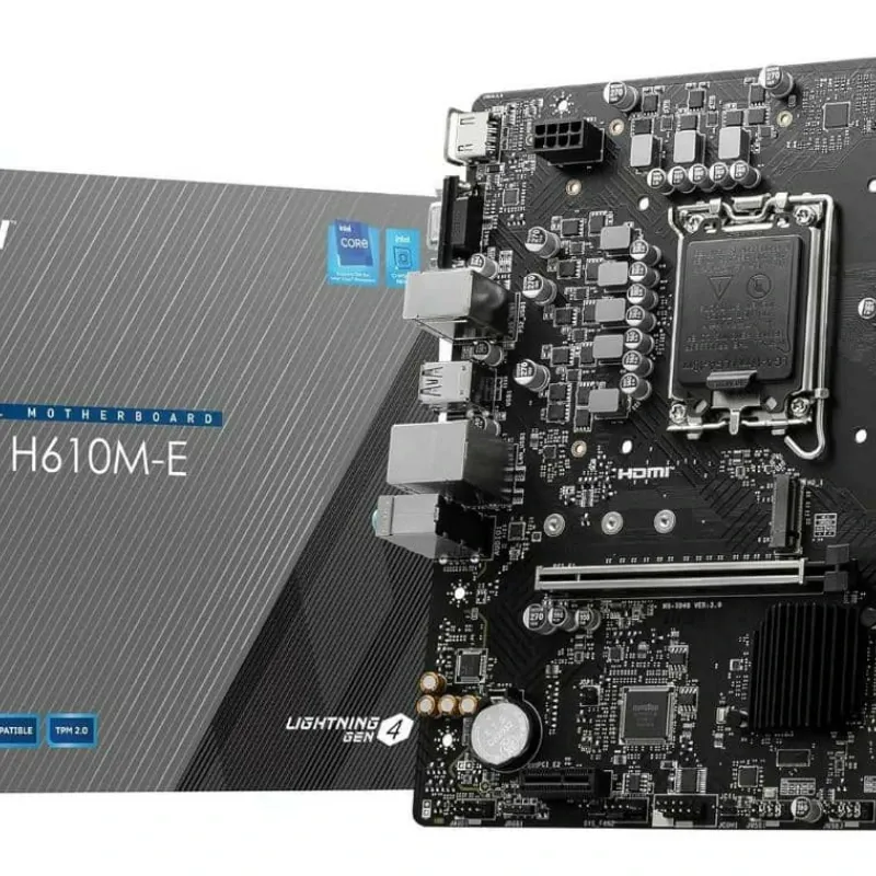 Placa Base MSI PRO H610M-E DDR4 mATX 1700