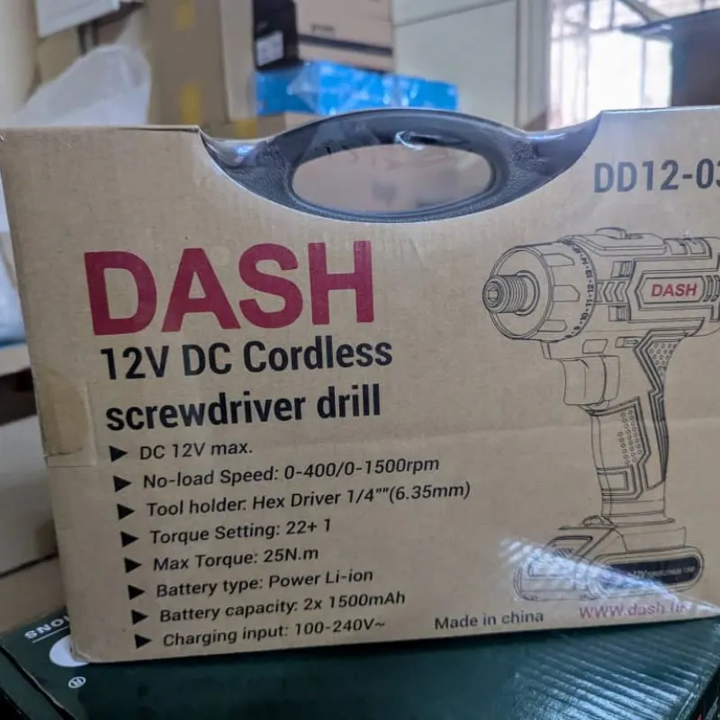 Taladro destornillador inalambrico DASH 