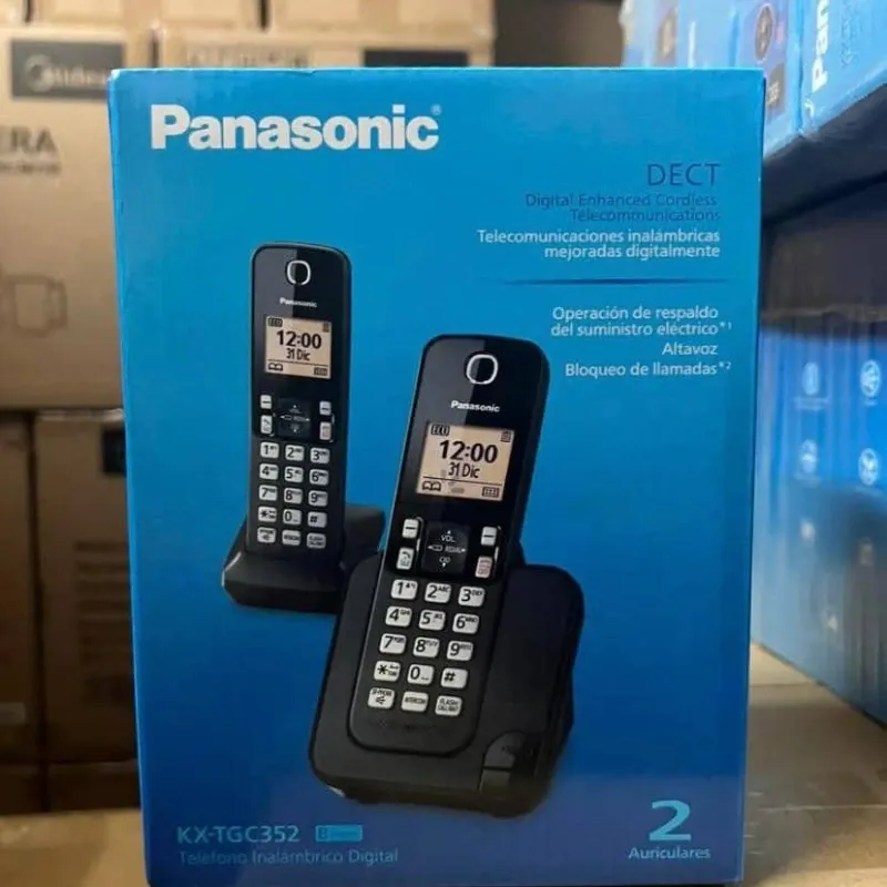 Teléfono inalámbrico Panasonic con base extra