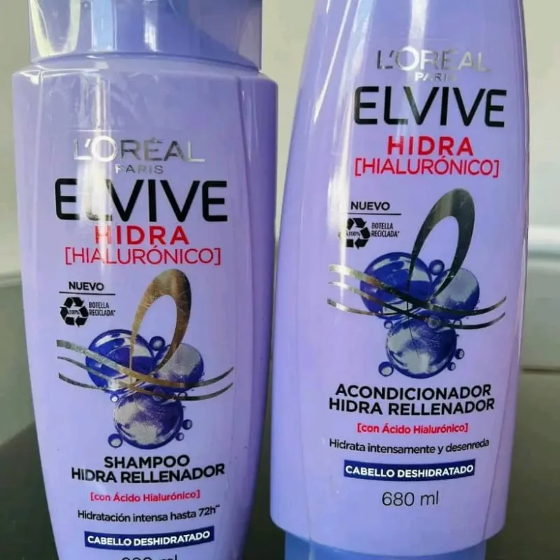 Juego de shampoo + acondicionador L'Oréal Elvive Hidra Hialurónico 