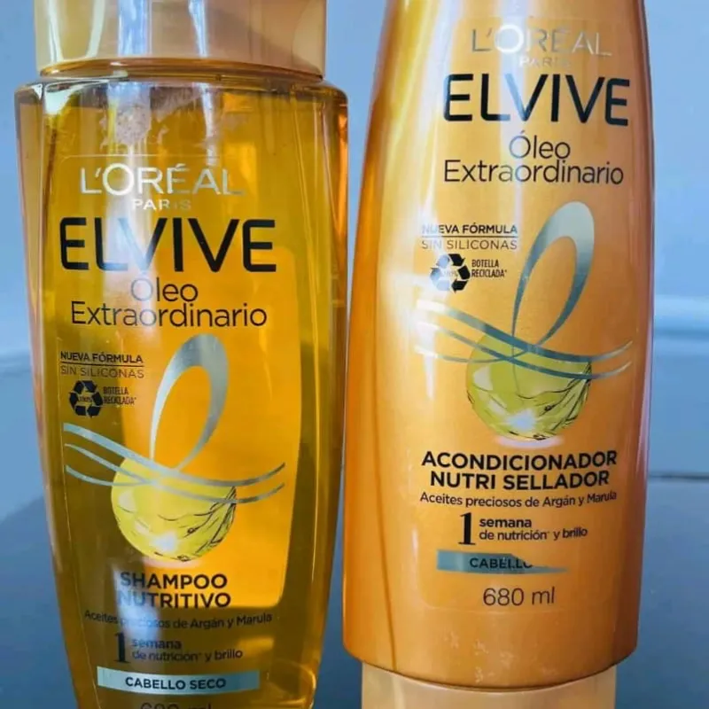 Juego de shampoo + acondicionador L'Oréal Elvive Óleo Extraordinario 