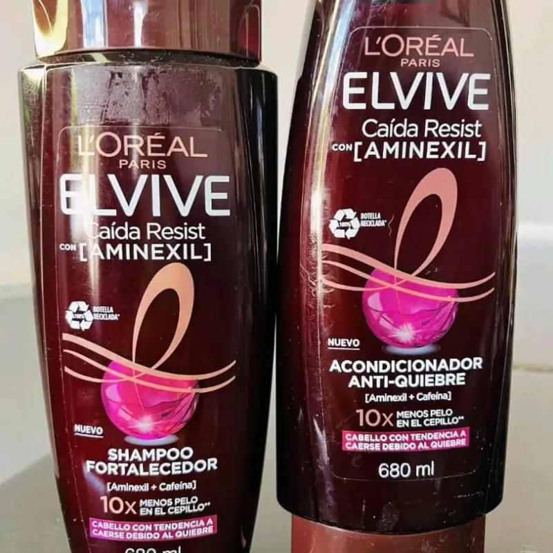 Juego de shampoo + acondicionador L'Oréal Elvive Caída Resist con Aminexil 