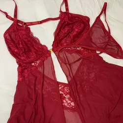 BABYDOLL CON TANGA PERSONALIZADA❤️‍🔥