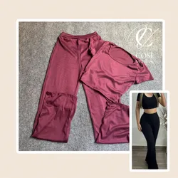 Juego de pantaloneta( cuello redondo) en rojo vino   