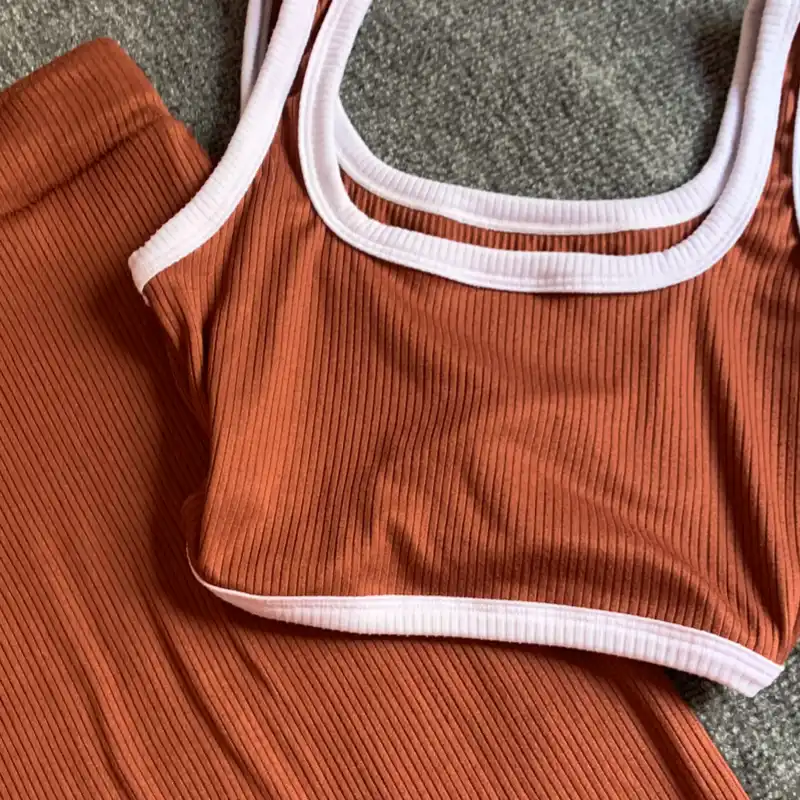 Conjunto de saya larga (marrón) 🤎