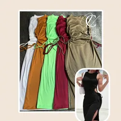 Vestidos abiertos a los lados💗 (tela espagueti)