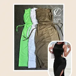 Vestidos abiertos a los lados💗 (tela espagueti)