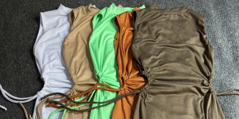 Vestidos abiertos a los lados💗 (tela espagueti)