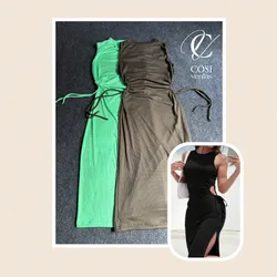 Vestidos abiertos a los lados💗 (tela espagueti)