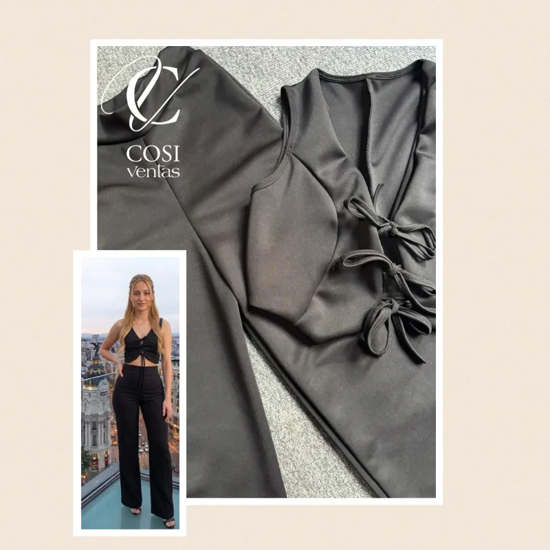 🎀Conjunto negro TELA PREMIUM