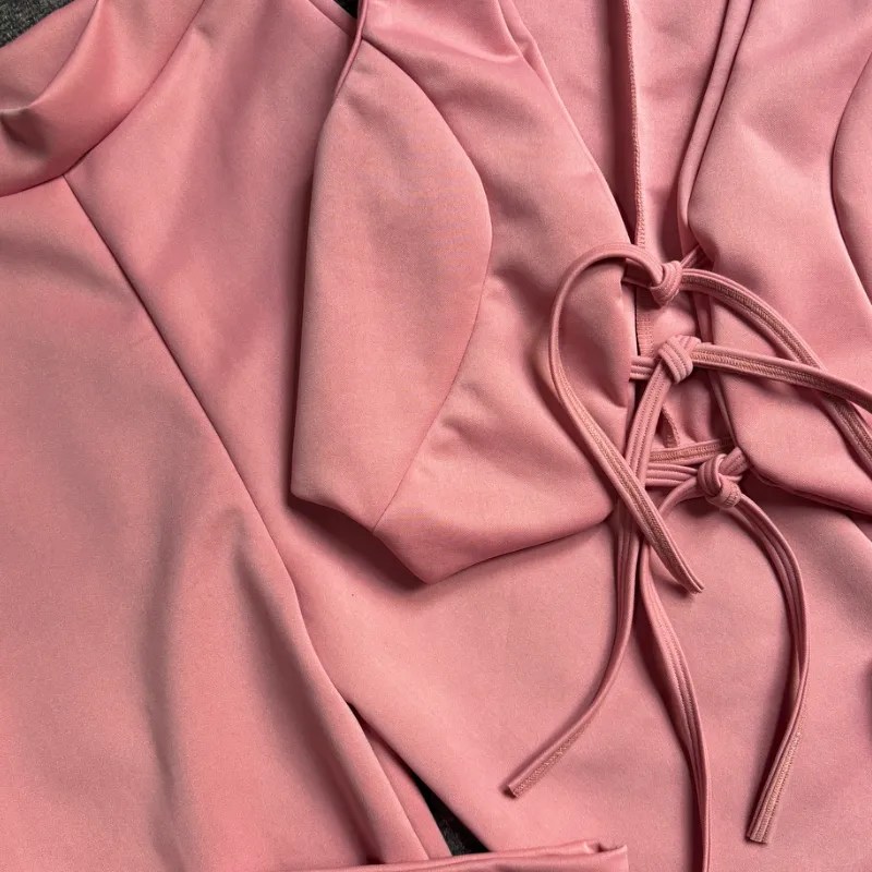 🎀Conjunto rosa palo TELA PREMIUM