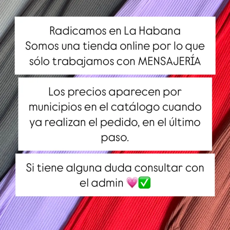 INFORMACIÓN SOBRE MENSAJERÍAS🛵