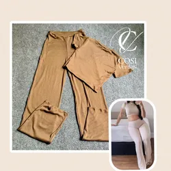 Juego de pantaloneta carmelita oscuro 