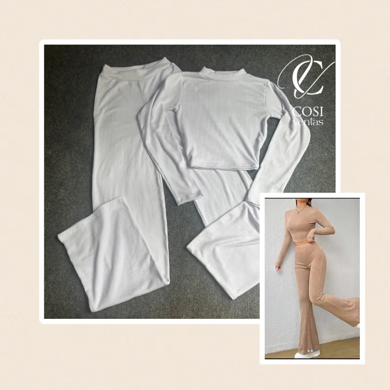 Juego de Pantaloneta y enguatada blanca 