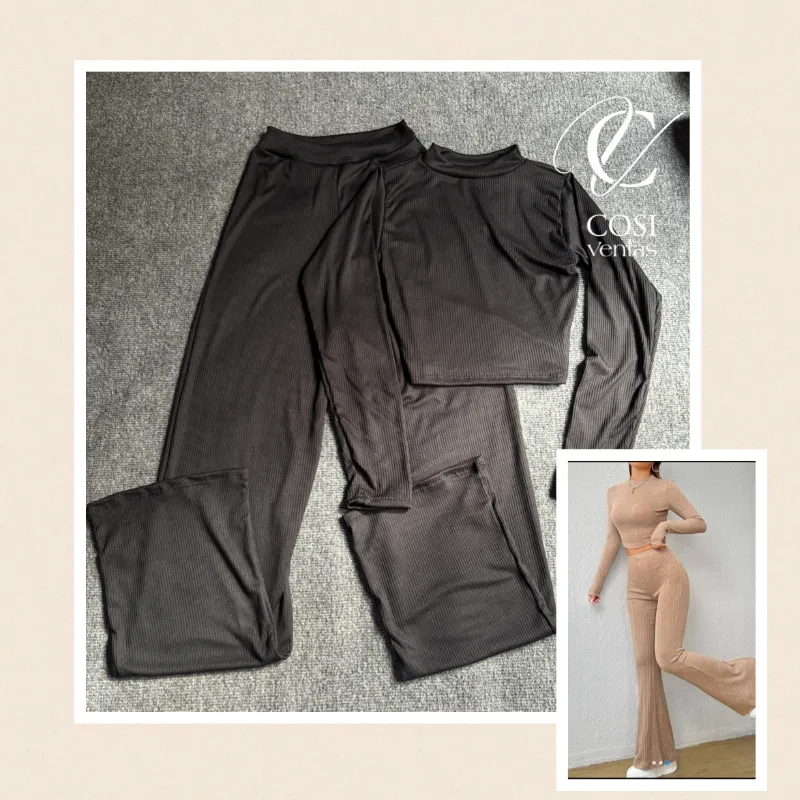 Juego de Pantaloneta y enguatada negra 🖤