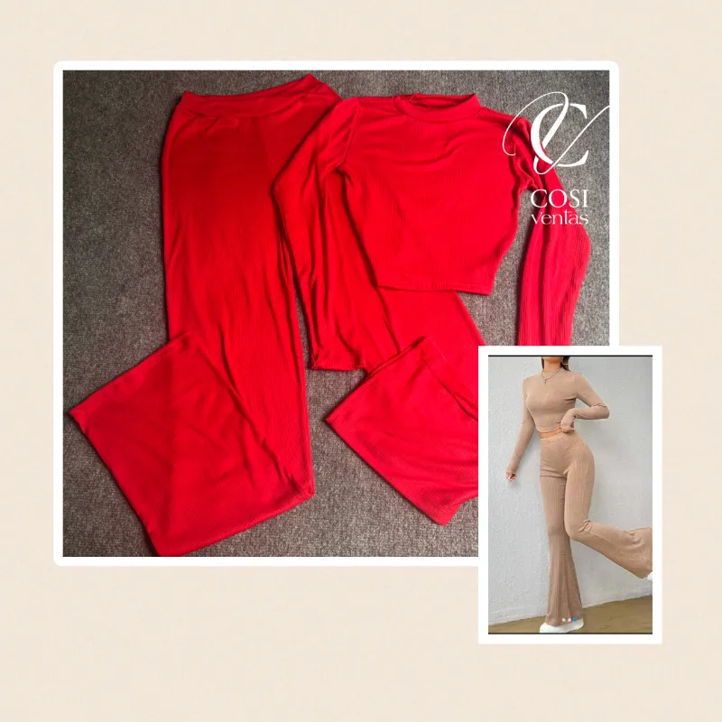 Juego de Pantaloneta y enguatada roja 