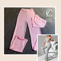 Juego de pantaloneta y top con vuelo 😍
