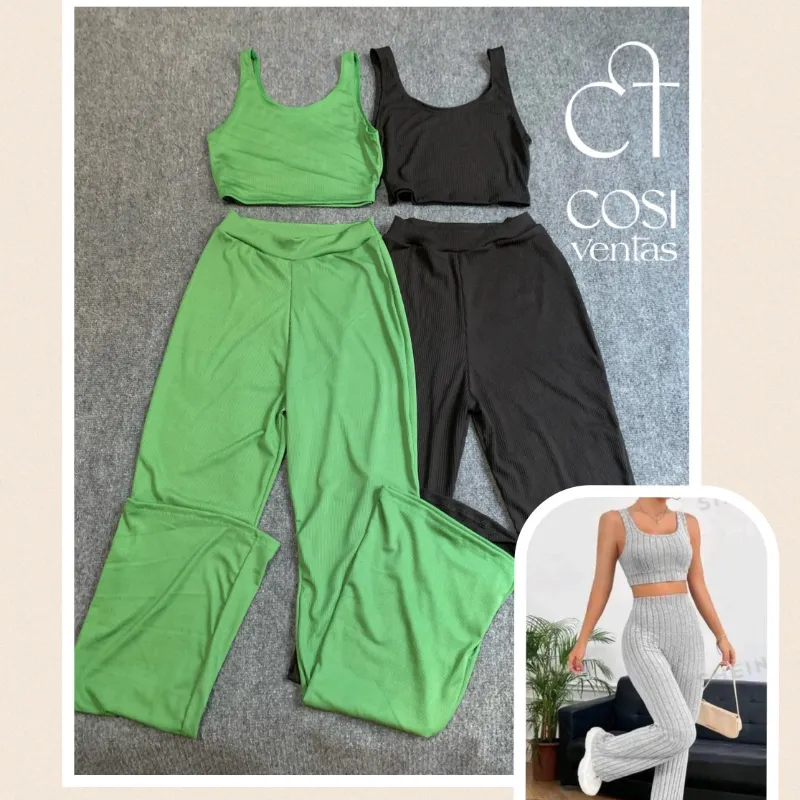 Juegos de pantaloneta y top de tirantes