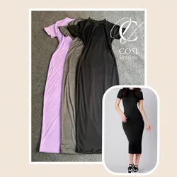 Vestido de mangas a media pierna 💗