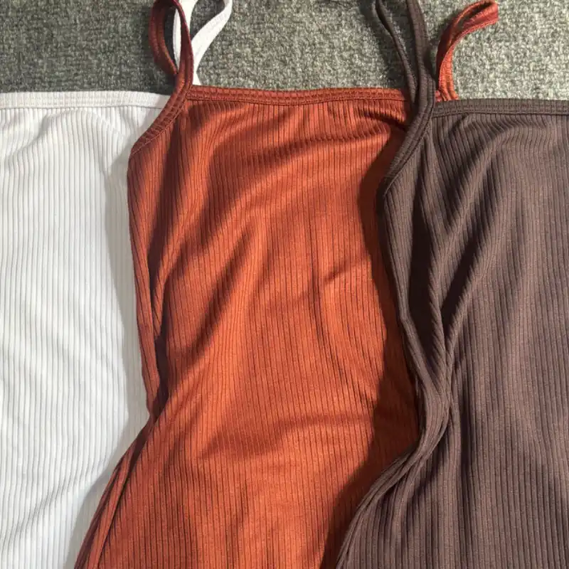 Vestido de tirantes largo abierto al lado) varios colores disponibles 