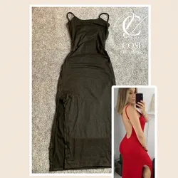 Vestido espalda afuera (tela algodón) 